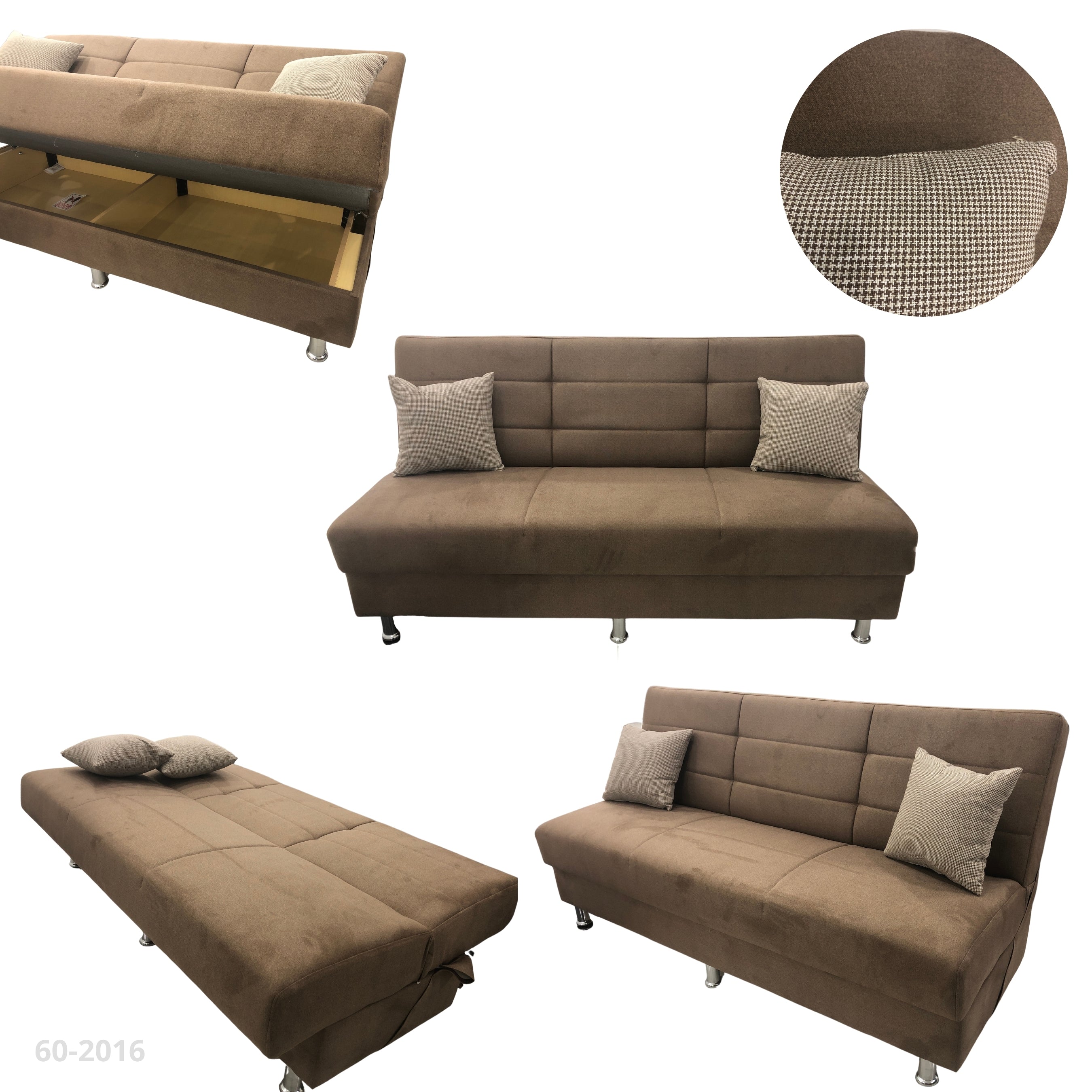 SOFA CAMA RAMSEY CHOCOLATE