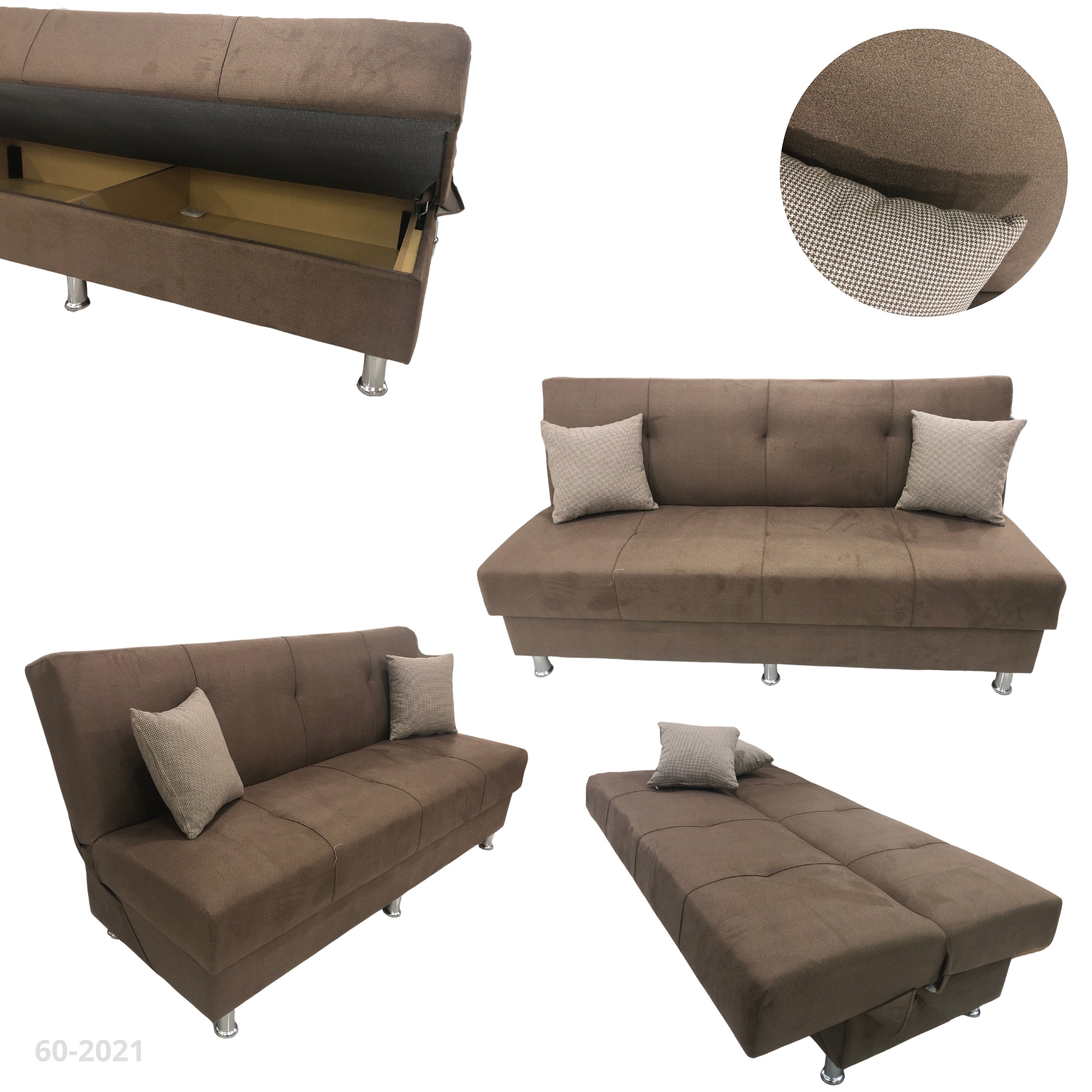 SOFA CAMA CUBE CHOCO