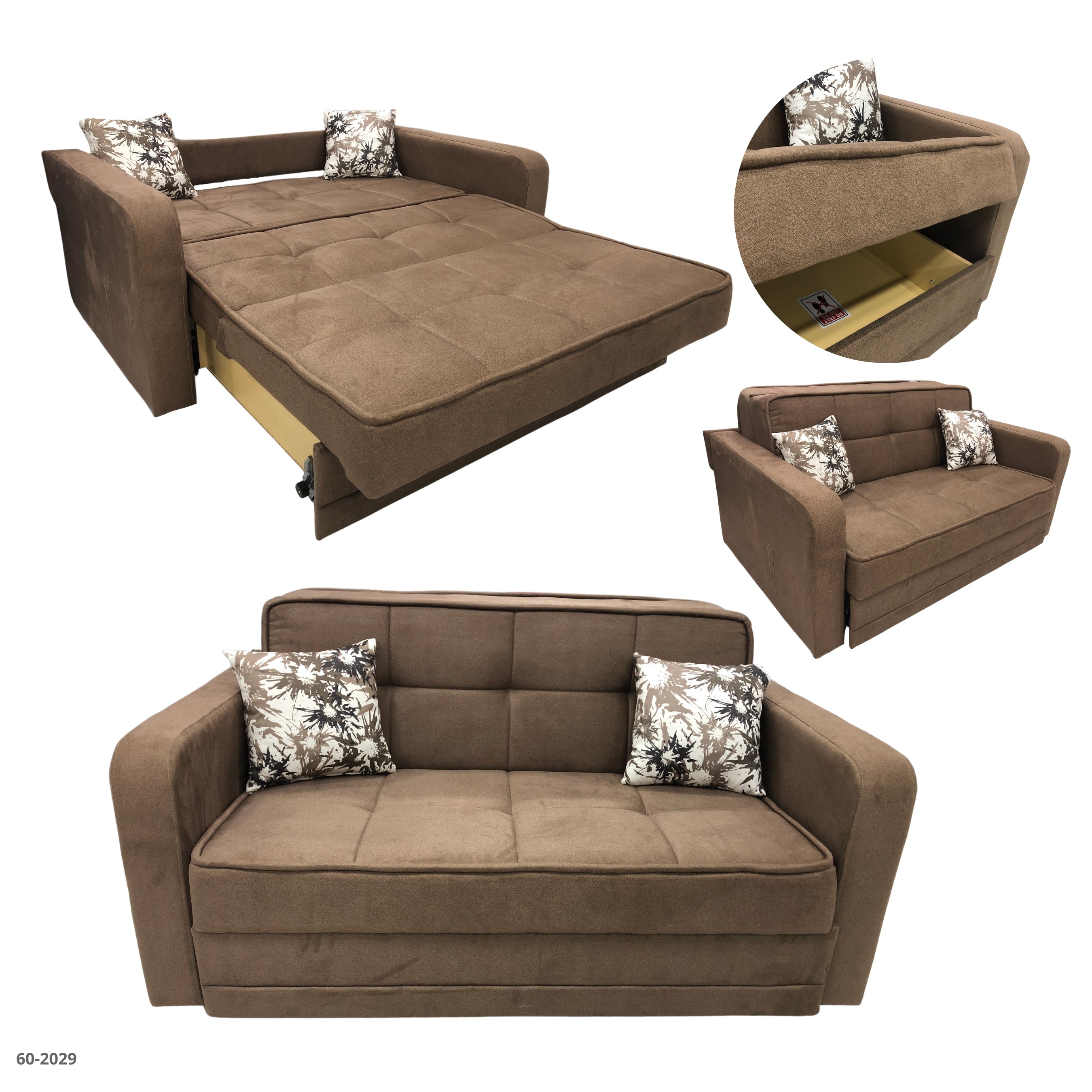 SOFA CAMA MAX PRIME CHOCOLATE