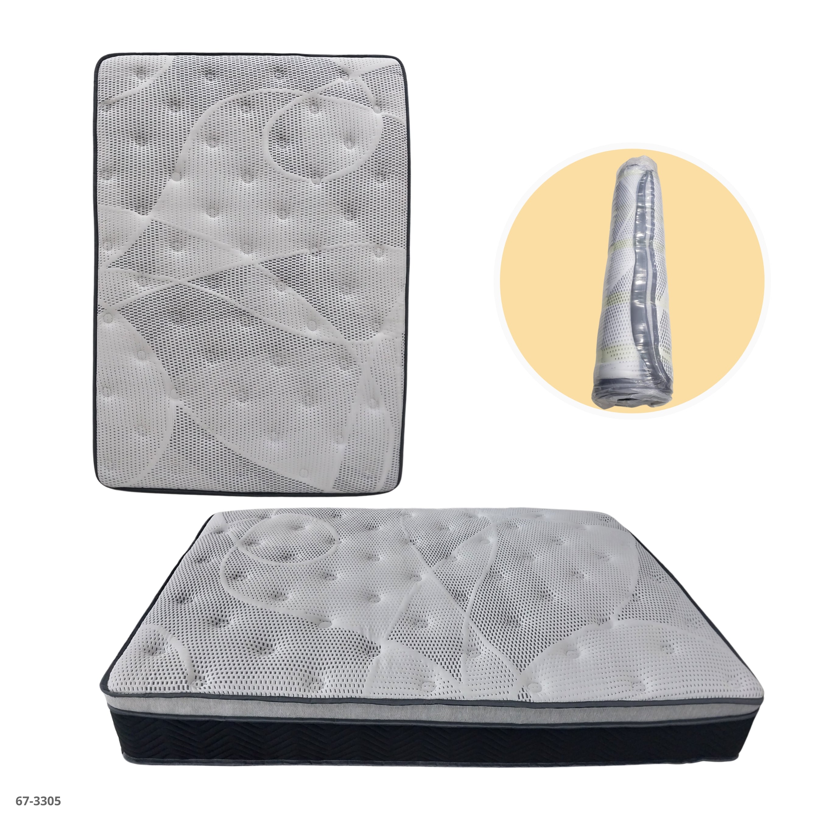 KING VACUUM PACKED MATTRESS 193*203*26CM / 67-3254