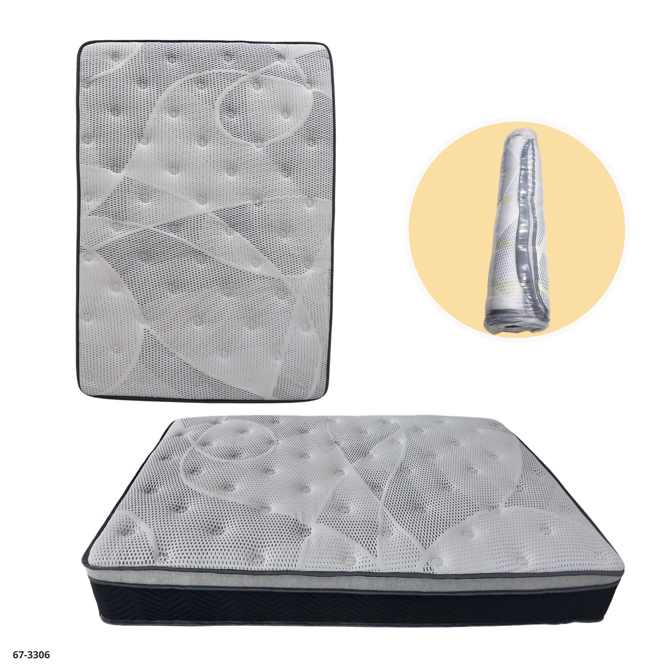 KING VACUUM PACKED MATTRESS 193*203*26CM / 67-3254