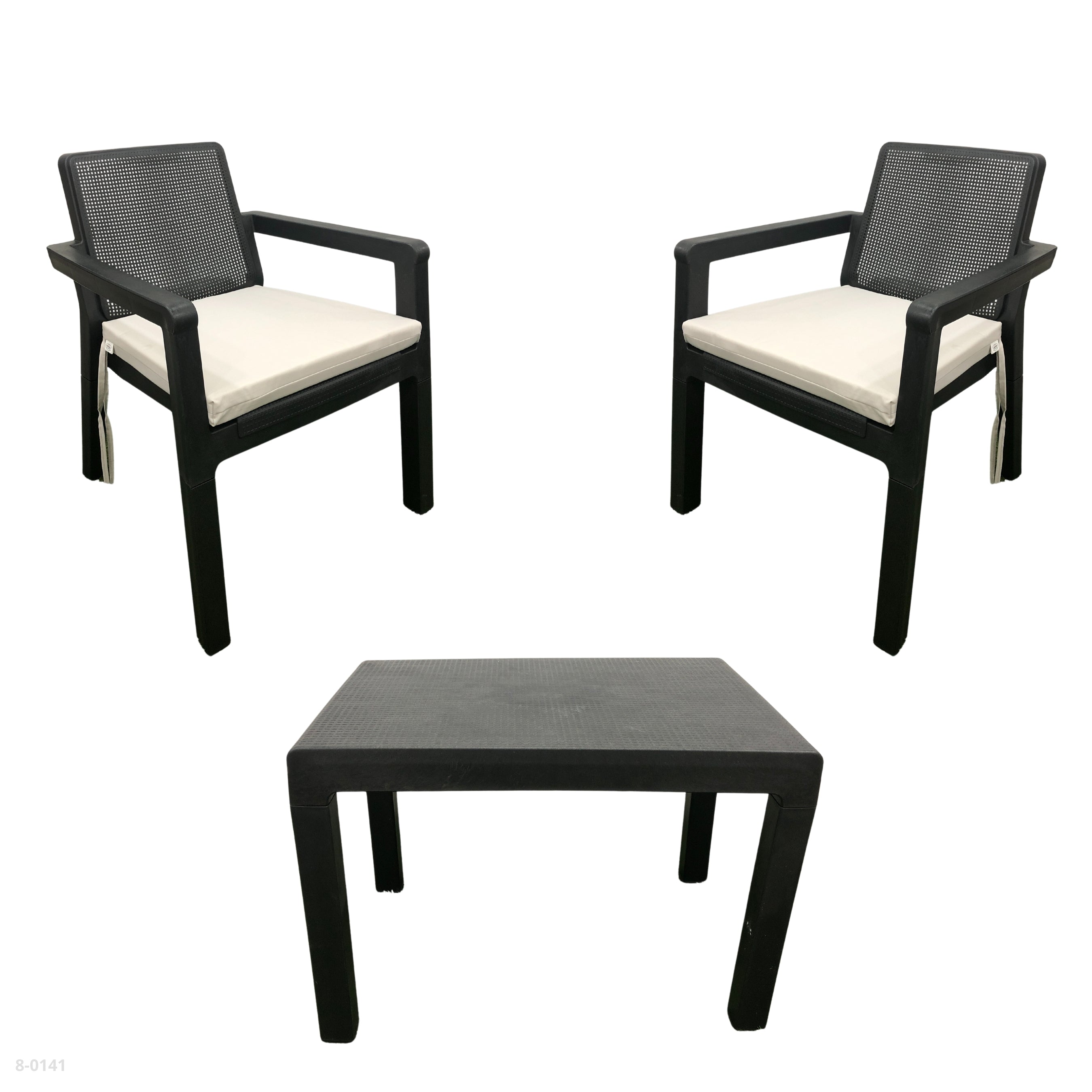 TERRACE SET SET 2 PLASTIC PLACES PRESITIJ / 8-0141
